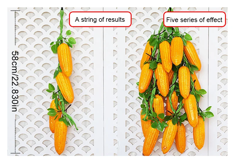 Имитация овощей струны фруктов струны сельский дом ресторан украшения фотографии реквизит