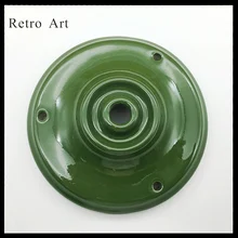 Винтажная керамическая фарфоровая потолочная Роза Ретро Эдисона потолочная Роза для осветительного прибора