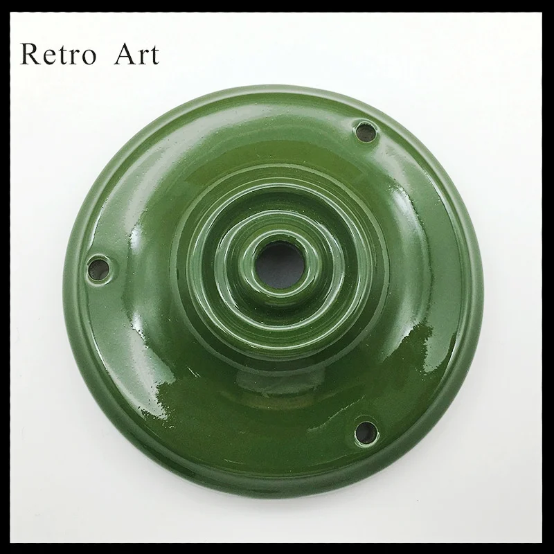 Vintage Ceramic Porcelain Ceiling rose Retro Edison ceiling rose for