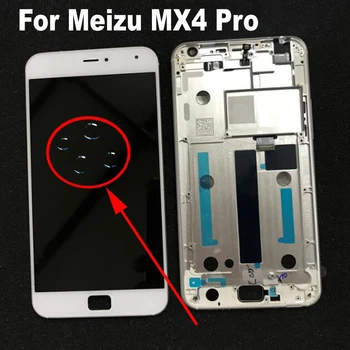 

Original NEW MX4 Pro Full LCD Display Touch Screen Digitizer Assembly with frame For Meizu MX4 Pro 5.5" Mobile Repair Parts