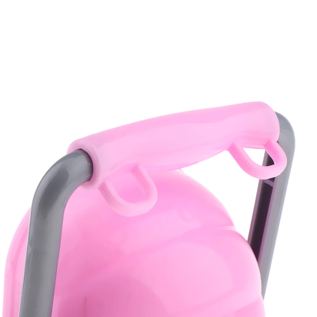 Mini Baby Doll Stroller Trolle Toy Simulation Push Cart Pushchair Children Role Playing Game for Dollhouse Nursery Furniture Toy