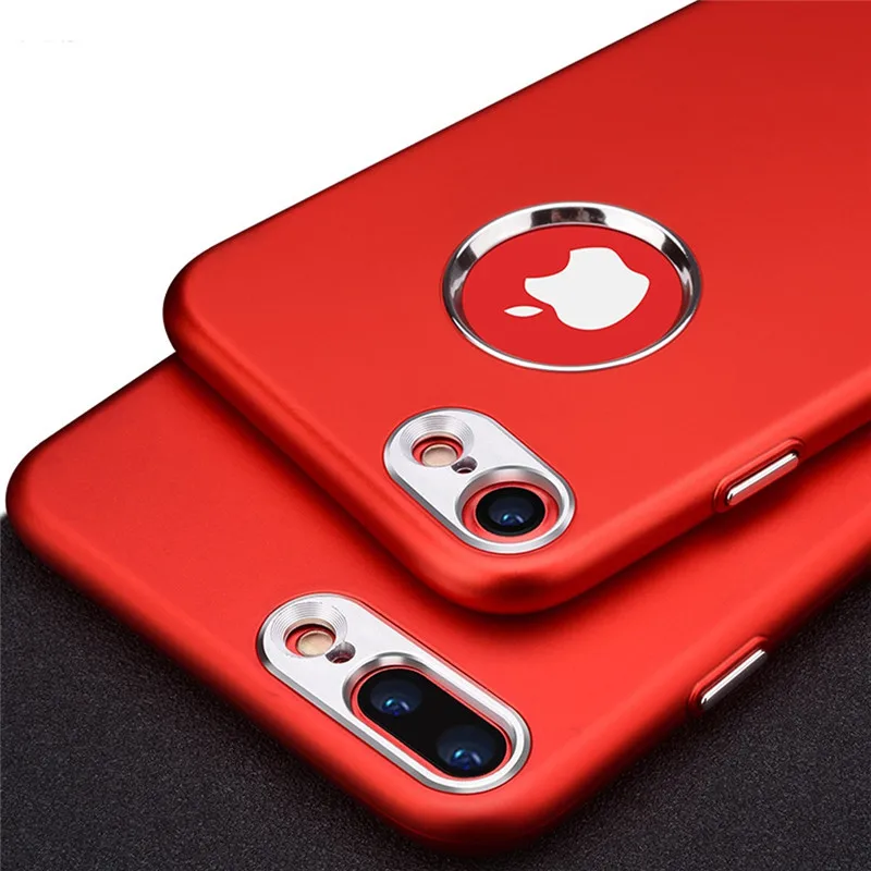 Funda mate de lujo para iPhone 6 6 s 7 8 Plus X Xs Max XR goma a prueba de golpes silicona TPU suave funda para iPhone 7 Plus 8
