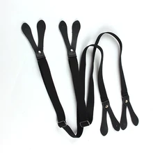 Mantieqingway подтяжки для мужчин модные новые 8 кнопок унисекс подтяжки сплошной цвет регулируемые ремни унисекс эластичный костюм с бретельками