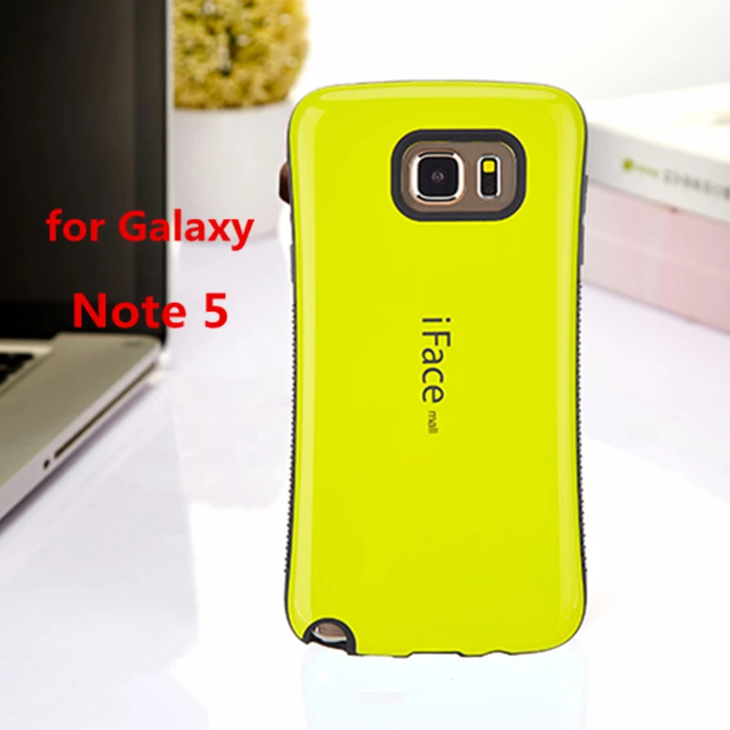 

Dropproof phone case For Samsung Galaxy Note 5 Note5 N9200 N920F Case Shockproof Cover Anti-Knock Shell candy color