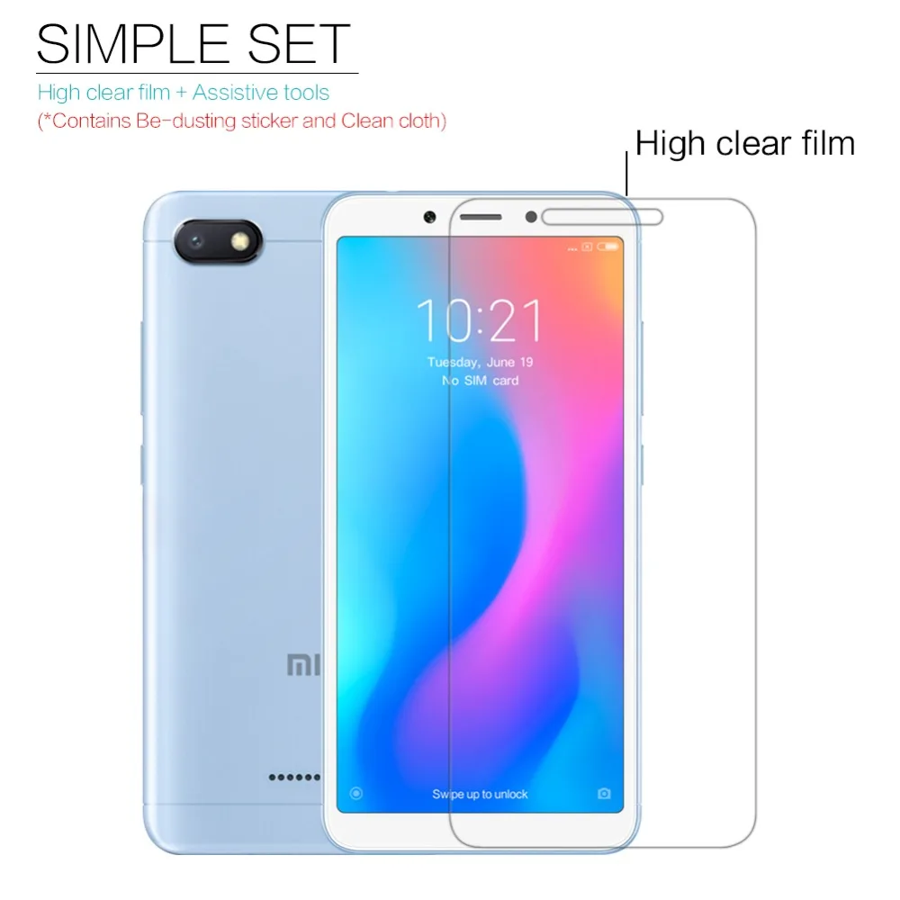 Redmi 6 защита экрана NILLKIN Супер прозрачная и матовая много для xiaomi redmi 6a 5