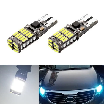 

2x Canbus Car 4014 SMD T10 LED W5W Projector Lens Auto Lamp Light Bulbs for Kia sportage rio k2 k3 k5 ceed cerato sorento