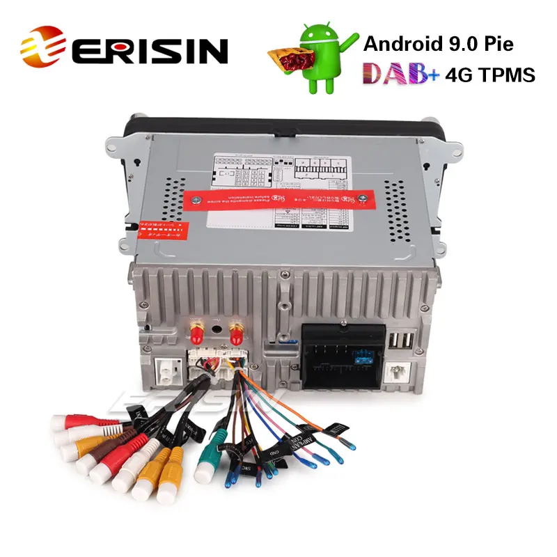 Erisin ES7915V " Android 9,0 автомобильный стерео gps DAB+ CD OPS для Passat Golf Touran Polo Eos Seat