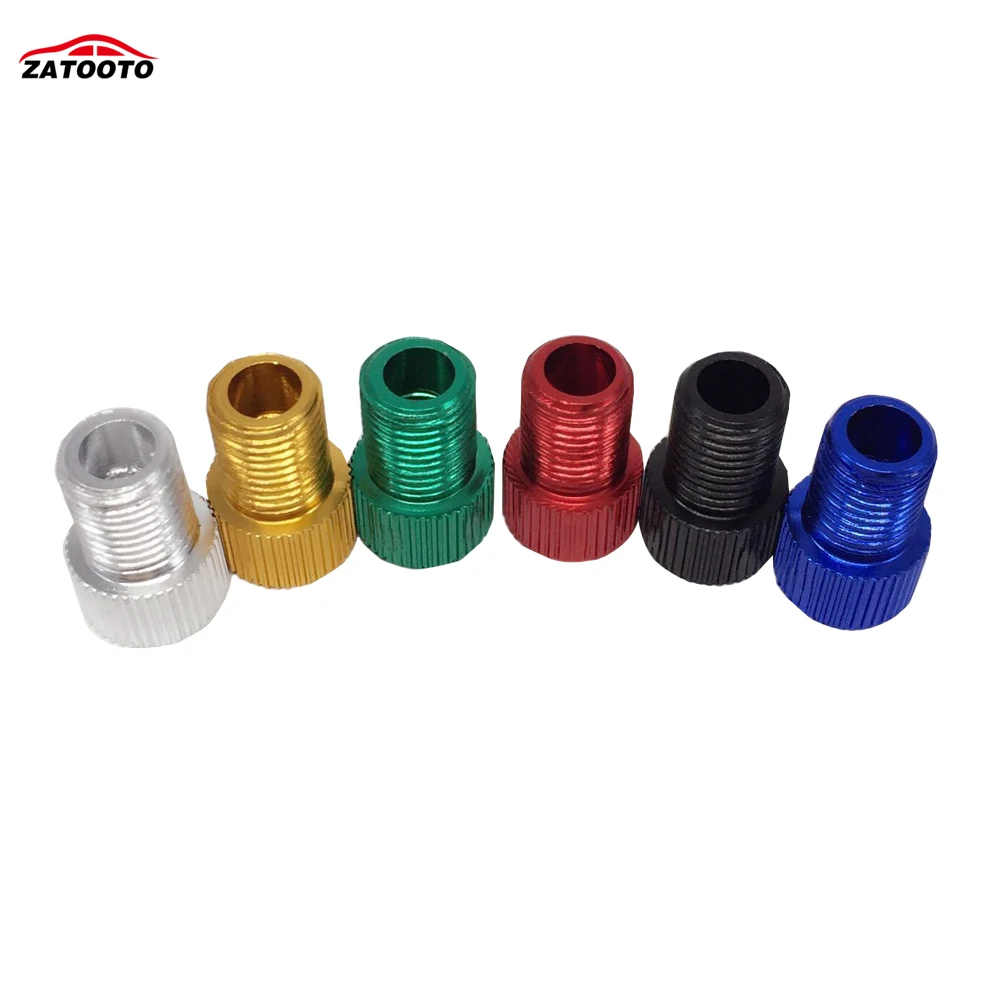 

ZATOOTO (100 pieces/lot ) Wholesale alloy Converter Presta to Schrader Bicycle Bike Valve Adaptor Tube Pump Tool Car Accessories