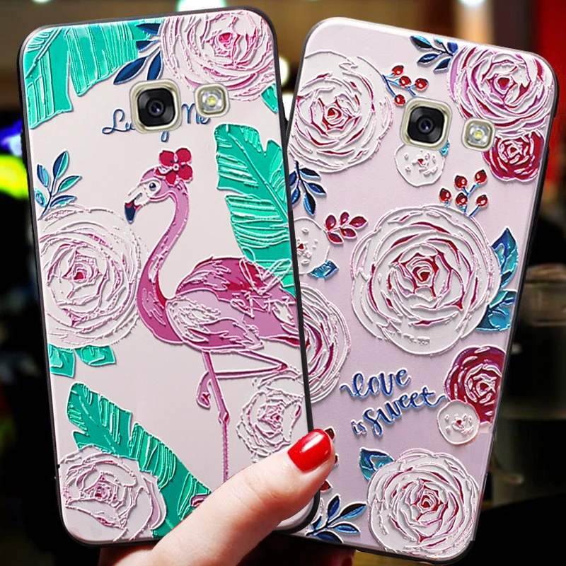 YonLinTan 3D Phone coque cover case For Samsung galaxy A3 2015 2016 2017 A320 on Cartoon Silicone Silicon |