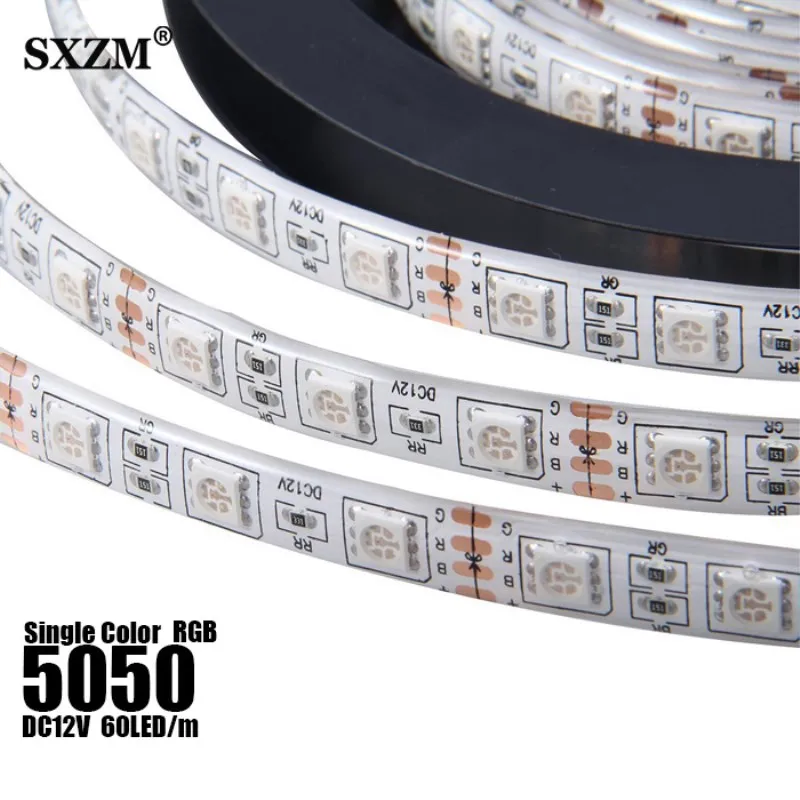 

LED Strip 5050 RGB Warm white lights 12V Flexible Home Decoration Lighting SMD 5050 Waterproof/Non-Waterproof LED Tape