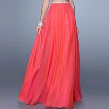 Для особых случаев длинные женские юбки бусины «арбуз» трапециевидной формы длиной до пола вечерние юбки, изготовленные на заказ свадебные вечерние юбки