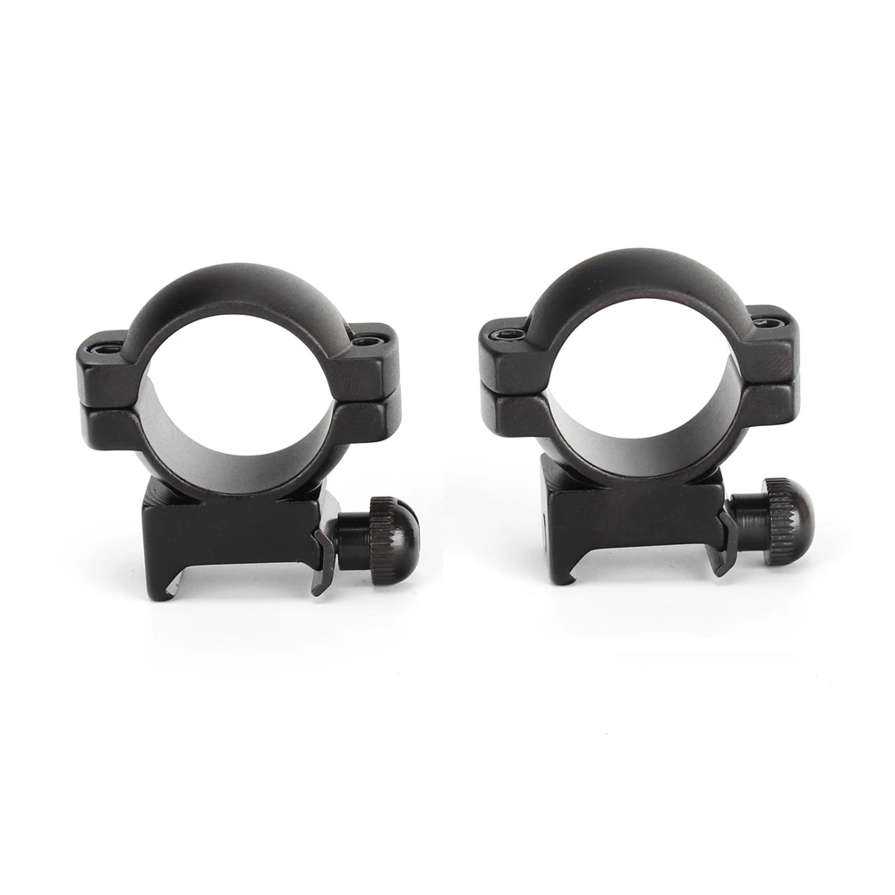 ohhunt 25.4mm 1 inch Matte Medium Rings Fits Up To 44mm Lens Picatinny Weaver Rail Top Mount Bases For Hunting Rifle Scope (2)