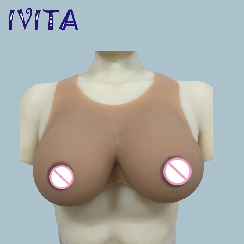 3200g/pair Sutan Huge Breast Forms Fake Boobs False Breasts Crossdresser Silicone Breasts