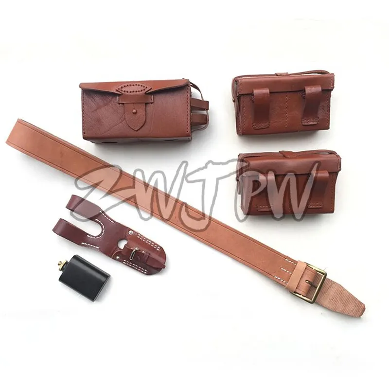

WW2 Japan Army Individual Equipment Set Include Belt Ammo Box Oil Can Knife Cover(6 items)