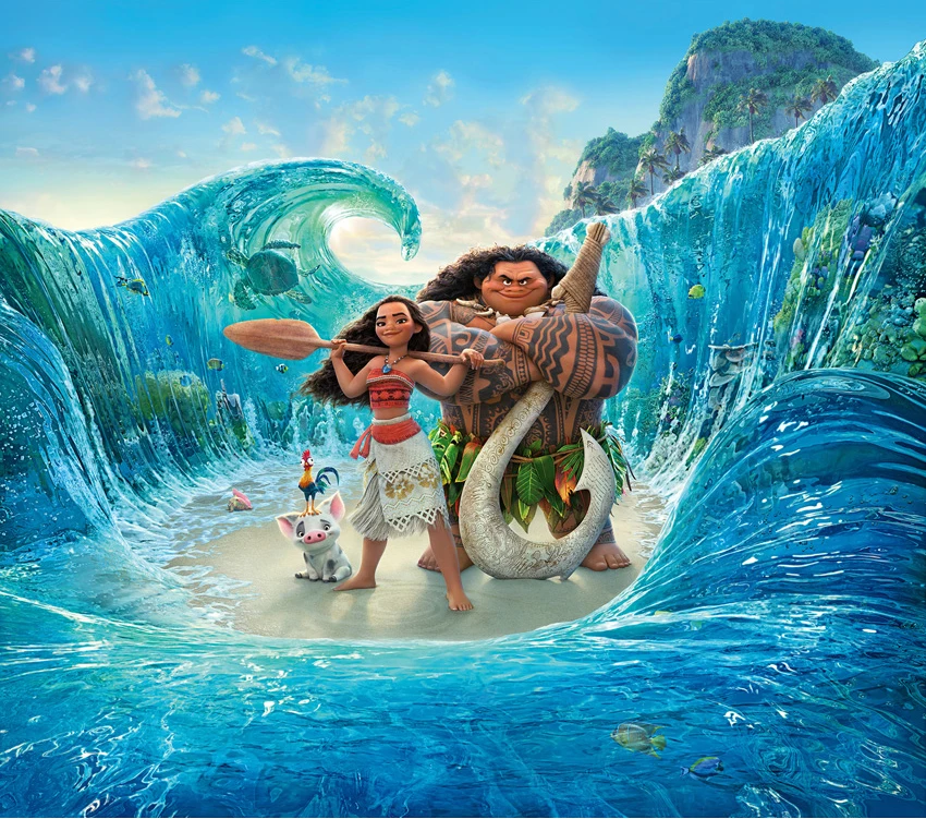 Sensfun Moana ماوي تصفح الهادئ البحر موجة Vaiana مخصص الصورة استوديو خلفية خلفية الفينيل