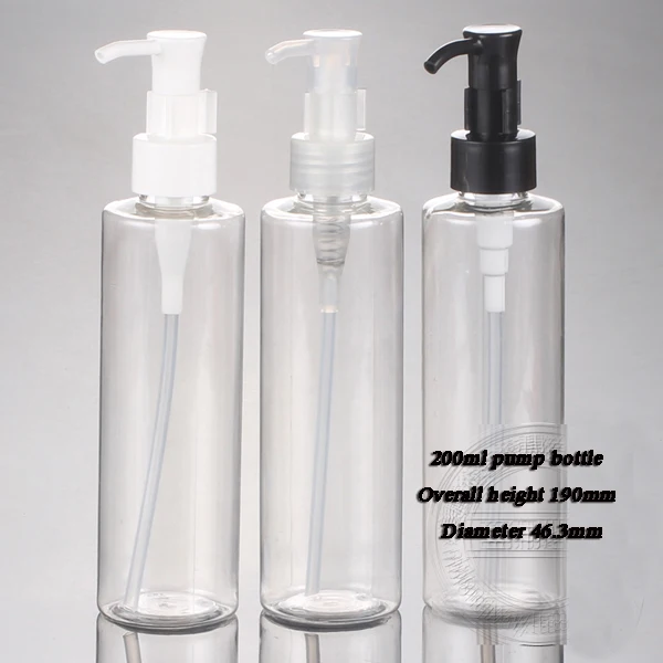 Free Shipping 20pcs/lot Capacity 200ml Pump Bottle Qualities Flat