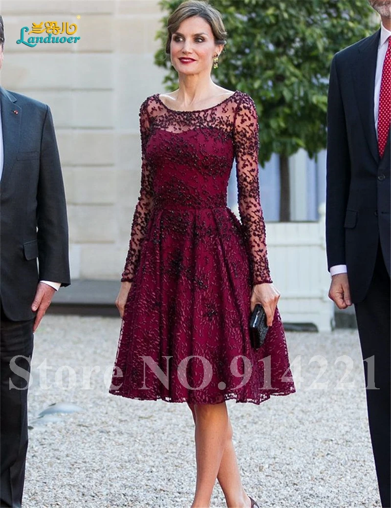 Maroon Cocktail Dress