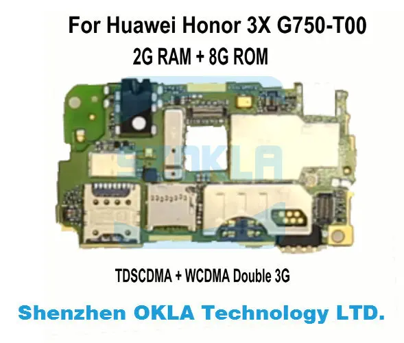 1 шт. материнская плата для Huawei Honor 3X G750 T00|honor 3x|honor 3x g750honor g750 |