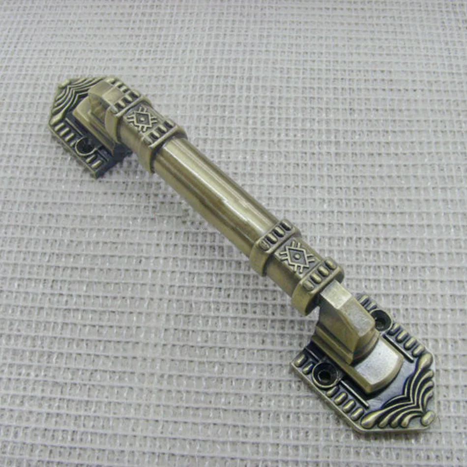 Bronze Zinc Alloy Big Wood Door Pulls Furniture Drawer Pull