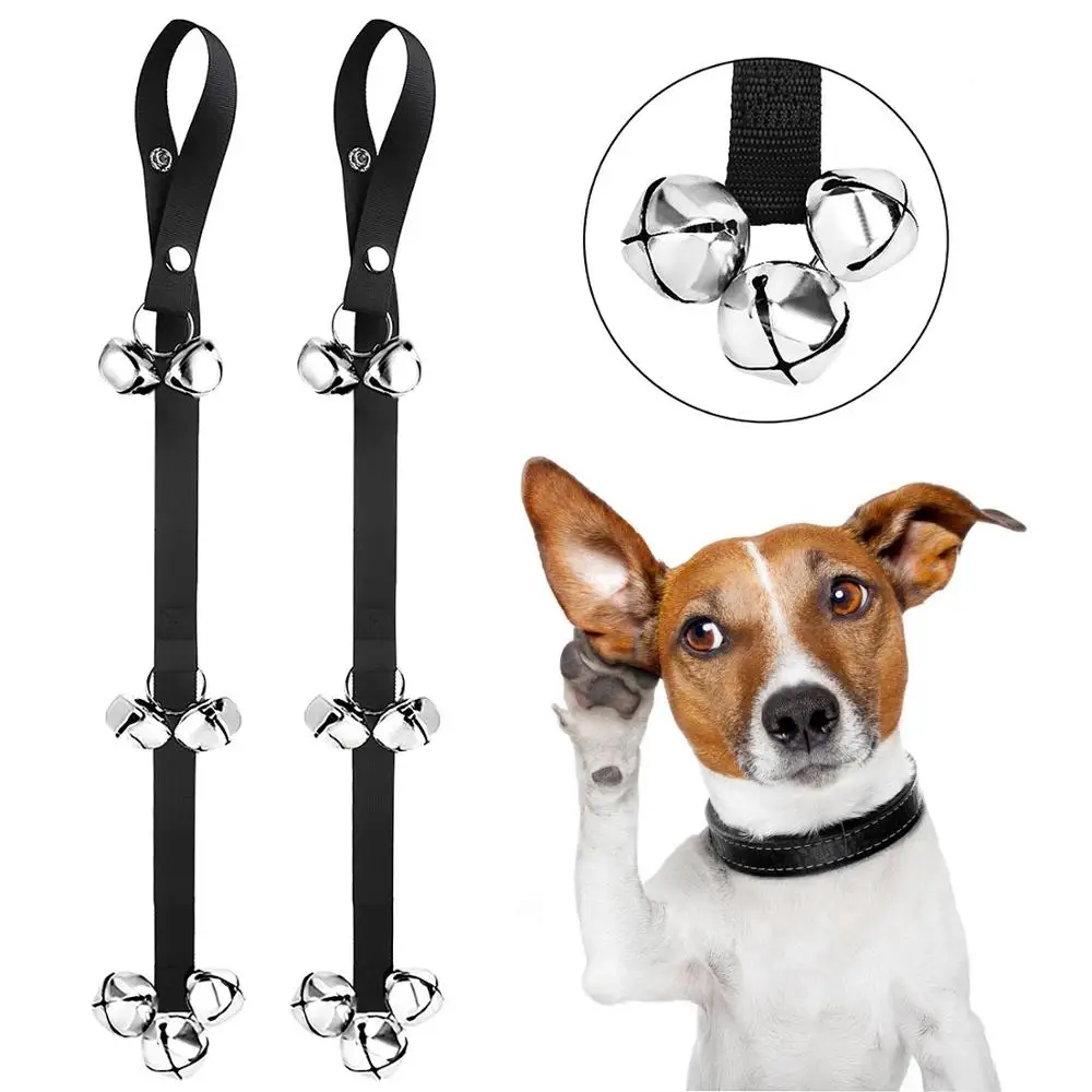 Dog DoorBell for Potty Training Dog Door Bell Dog Ring Bells Adjustable Great Housebreaking 7 Extra Large Loud 1.4? Bells