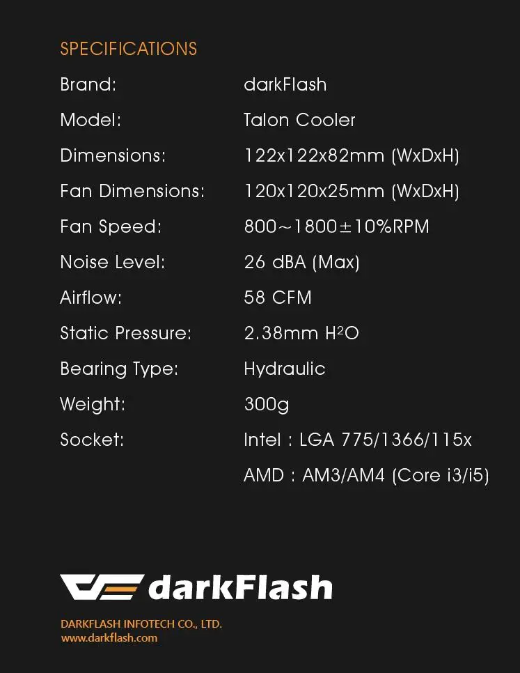 Darkflash Aigo светодиодный кулер для процессора TDP 280 Вт радиатор ТИХИЙ 120 мм 4Pin PC cpu Охлаждение LGA1155/1156/1151/AM2/AM3/AM3+/AM4