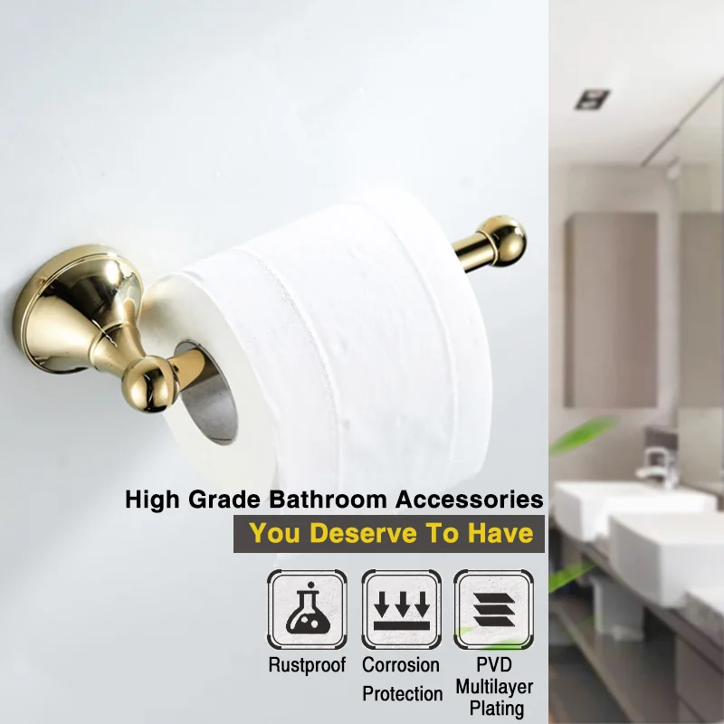 Antique WC Roll Holder Bathroom Toilet Paper Towel Holders