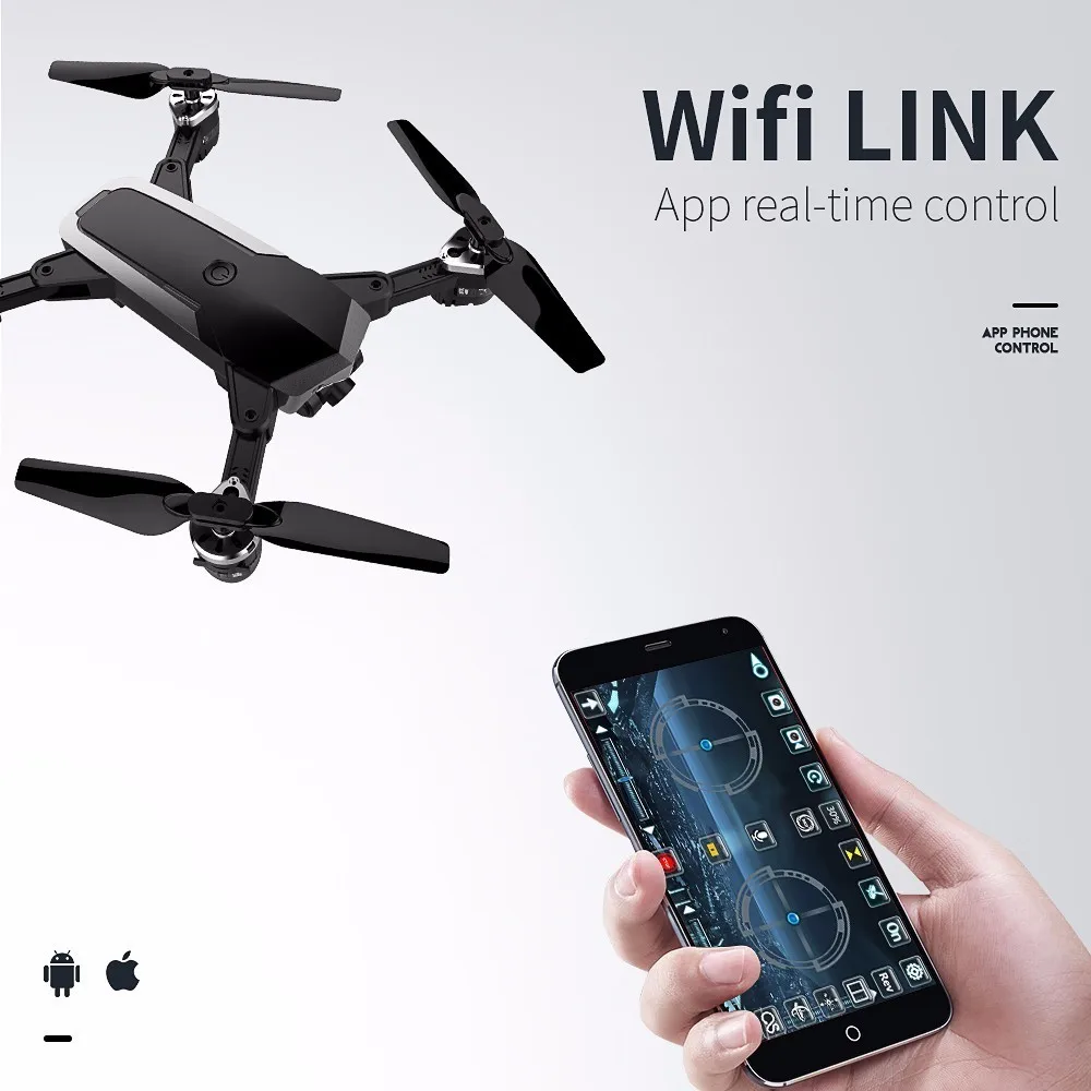 JDRC Dron JD20S New Design Elfie Selfie 720P WIFI FPV Altitude Hold Mode RC Drones Pocket Toy Quadcopter Camera Helicopter JD 20