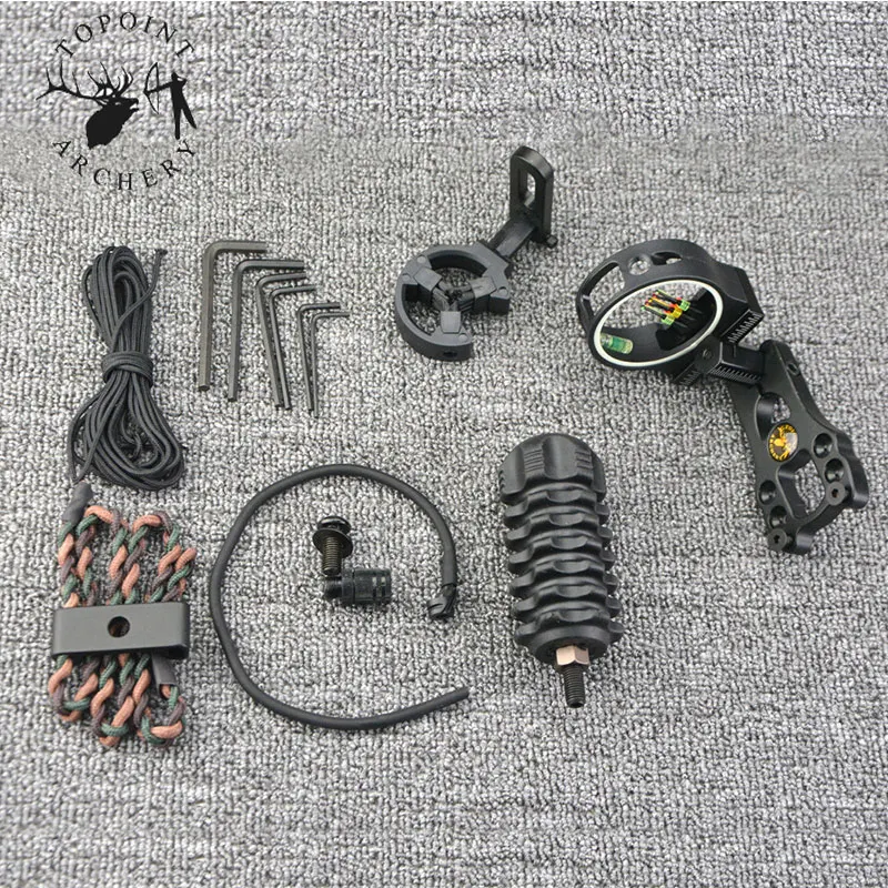 

1 Set Archery Composite Set Kit Arrow Rest Stabilizer UpgradeD Combo Bow Sight Kits Compound Bow Hunting Shooting Accessories
