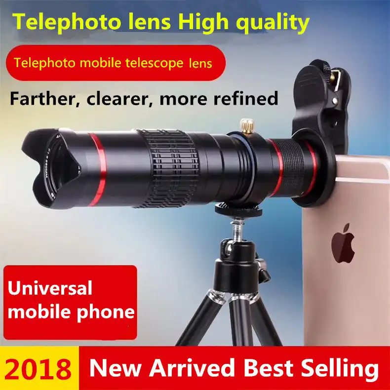 iPhone 6-20x Optical Zoom Aluminium Telescope/Telephoto Lens Kit with  Tripod and Back Case: Buy Online at Best Price in KSA - Souq is now  Amazon.sa