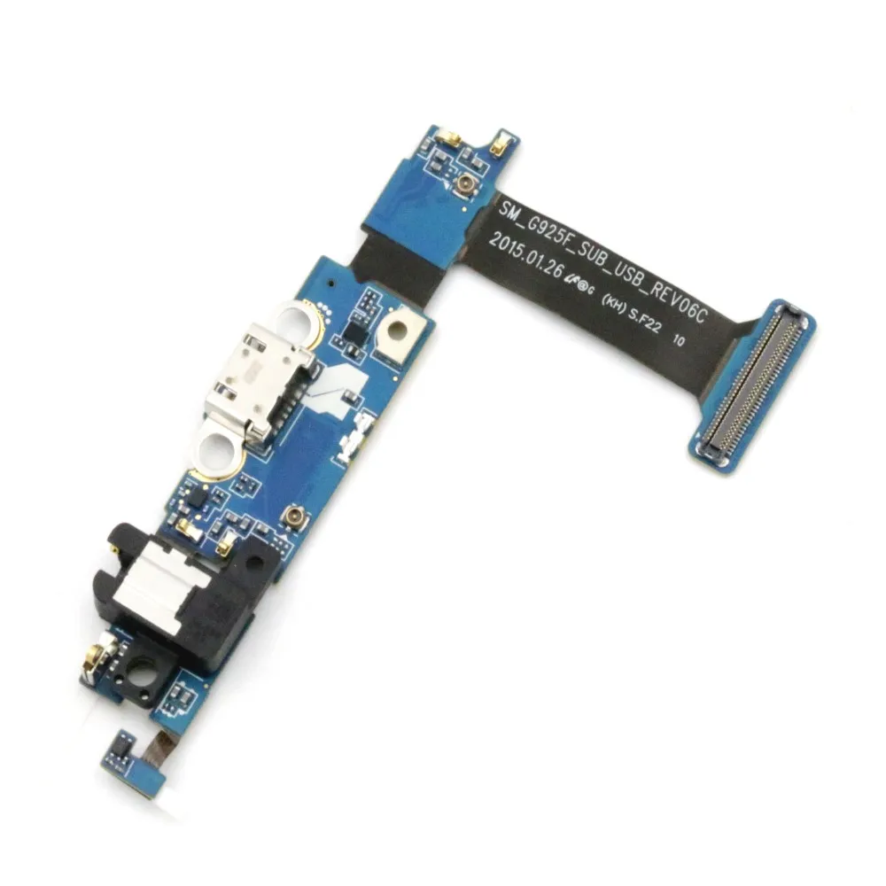 Micro USB зарядный док порт Mic гибкий кабель для Samsung Galaxy S6 Edge G925F G925T G925V G9250 G925P Verizon|flex