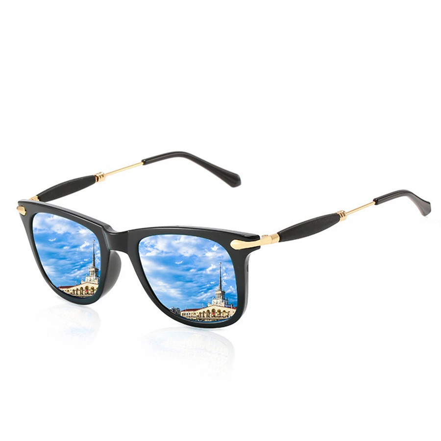 Поляризационные дизайнерские солнцезащитные очки для мужчин и женщин мода Высокое качество Роскошный бренд Винтаж Ретро пилот женские мужские солнцезащитные очки