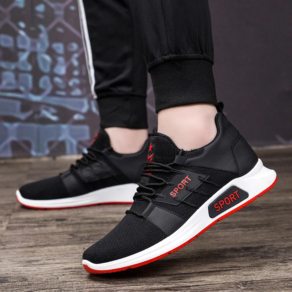 Мужские кроссовки Летние с сетчатым ремешком Zapatillas Deportivas Hombre Дышащая