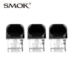 Оригинал 3 шт. SMOK Novo Замена Pod 2 мл ёмкость с 1.2ом катушки/1.5ом катушки для Smok Novo Pod комплект электронных сигарет