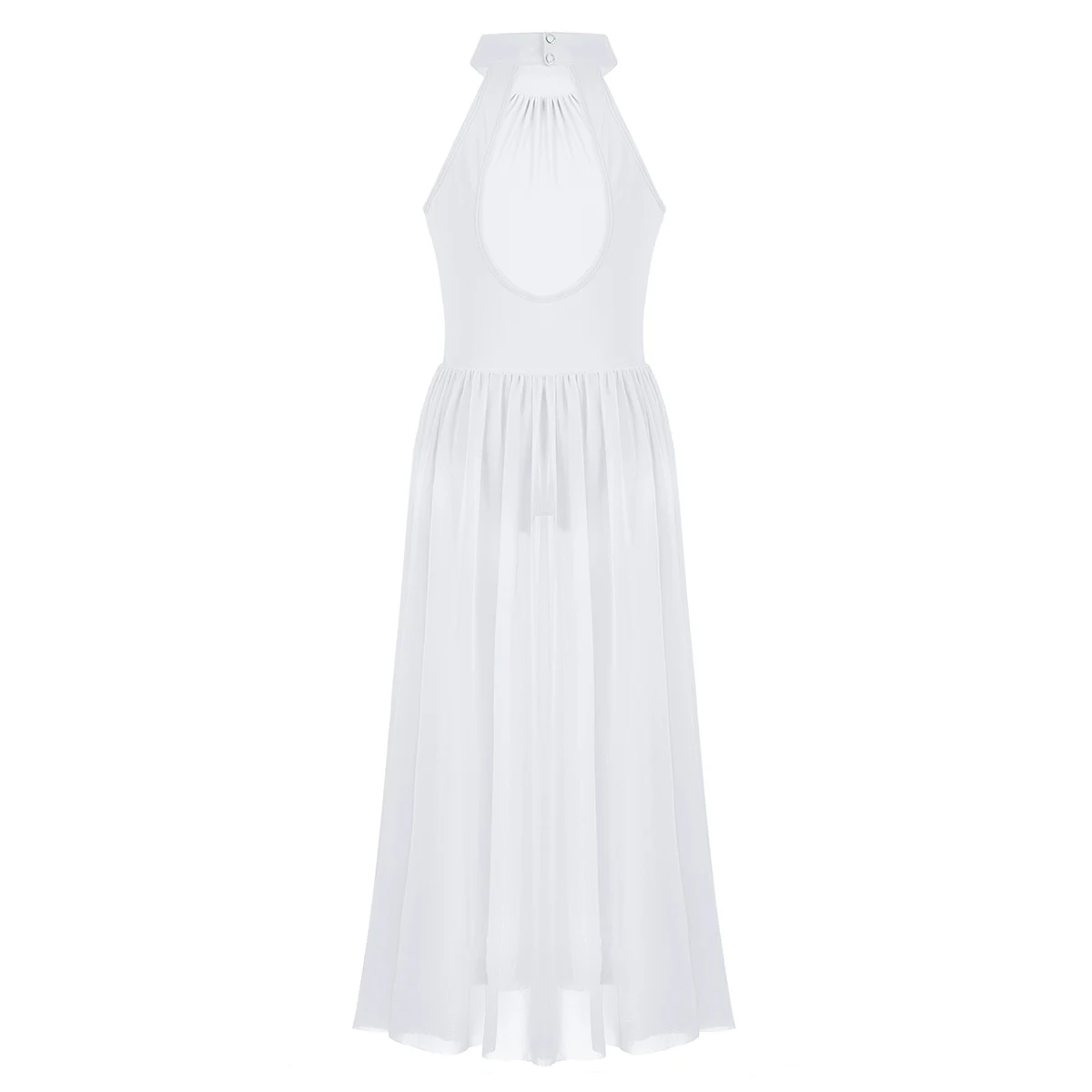 Kids Girls Sleeveless Ballet Leotard Girls Ballet Tutu Maxi Dance Dress for Celebration of Spirit Praise Lyrical Dance Costumes