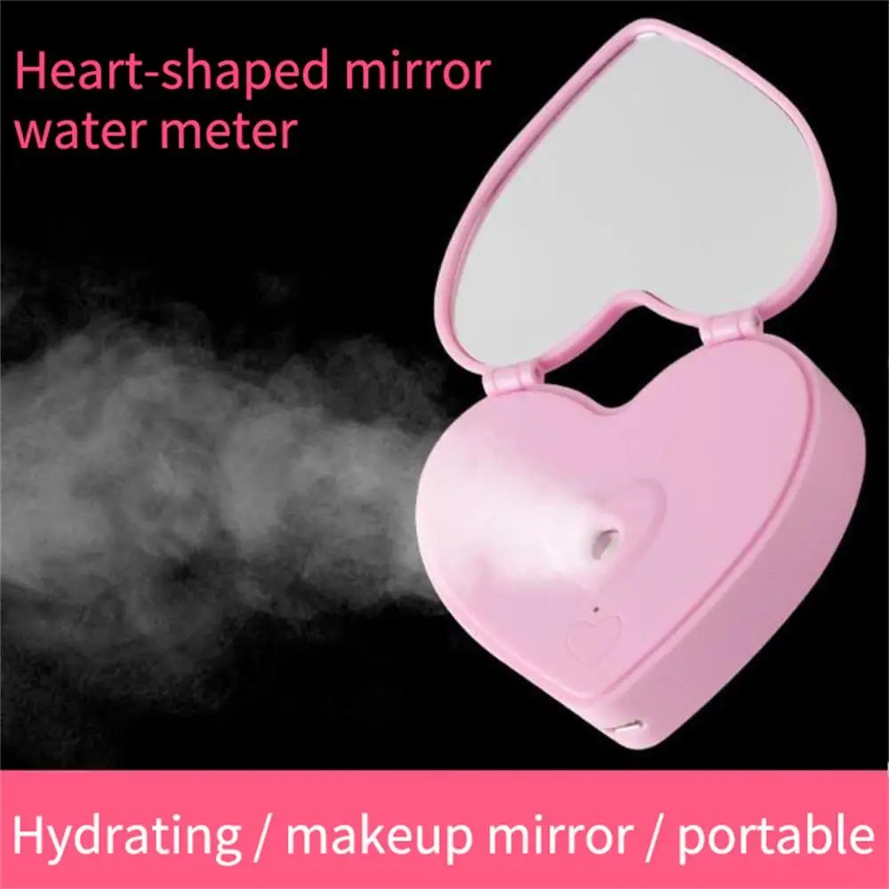 

Icarey Nano Spray Water Meter Steam Face Cold Spray Portable Mirror Beauty Instrument Beauty Light Face Humidifier