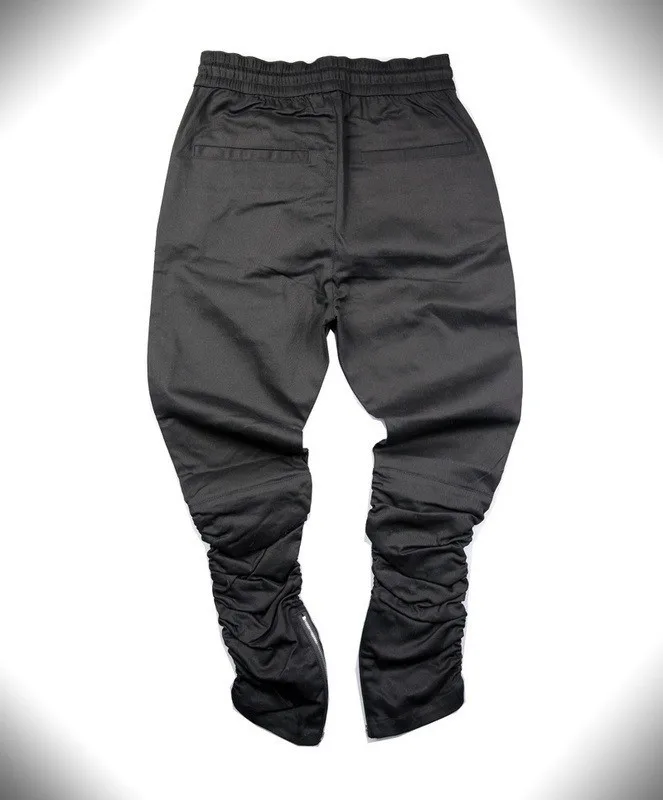 Джастин Бибер бренд боковая молния мужские облегающие повседневные мужские хип-хоп джоггеры байкерские брюки swag пот брюки обтягивающие брюки размера плюс