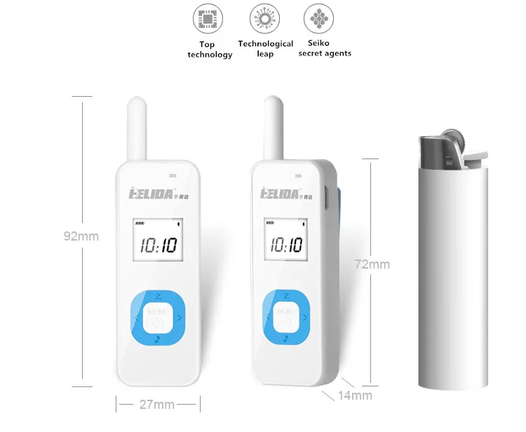 2 шт Наименьший Мини Walkie Talkie 25CH 2 W UHF 400-480 Mhz PMR446 VOX ЖК-дисплей Дисплей Любительское радио FM трансивер двухстороннее радио