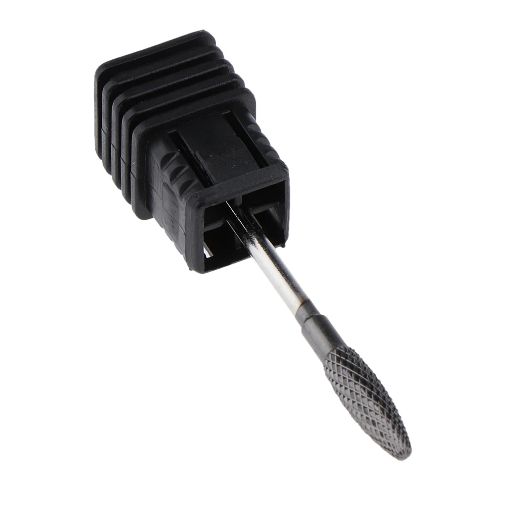MagiDeal Nail Sanding Drill Bit Tungsten Steel Rotary Griding Head Bit for Electric Manicure Nail Cuticle Polish Gel Clean