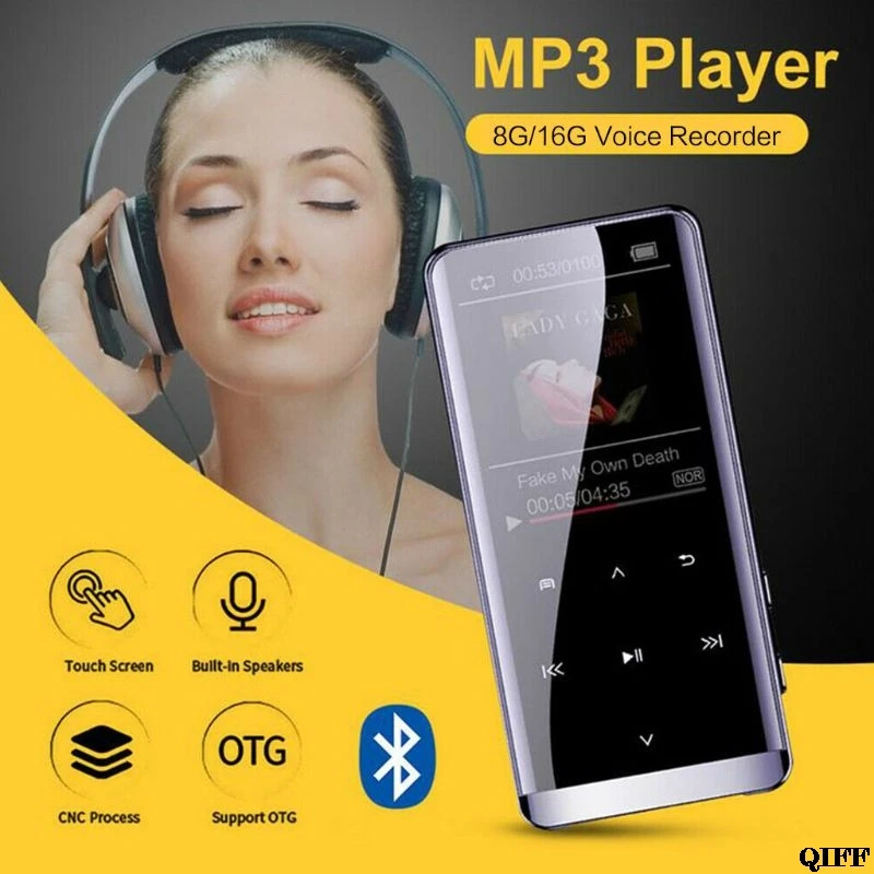 Мини M13 Bluetooth MP3 плеер Walkman музыкальный плеер без потерь HIFI спортивный музыкальный динамик MP4 медиа FM радио рекордер 22 июля