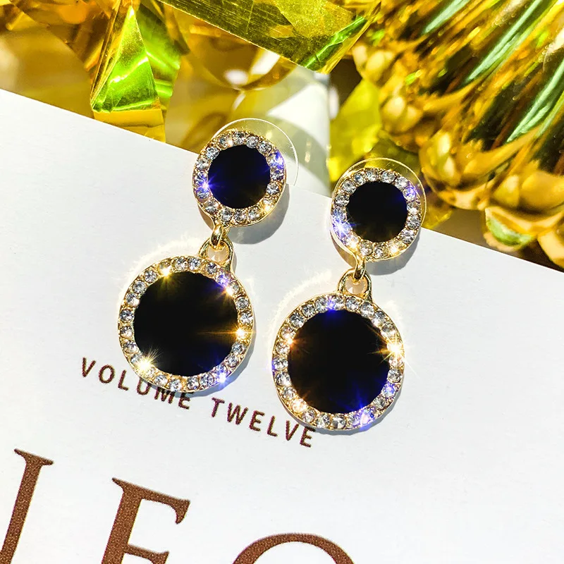 

2019 Classic Fashion Popular Zirconium Earrings Five-pointed Star Small Fresh Simple Temperament Korean Women and Girls