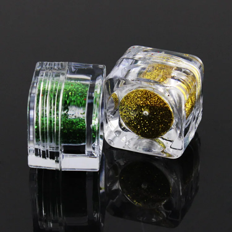 5G/5ML Acrylic Jars,Sample Jar,Square Jarin Storage Bottles & Jars