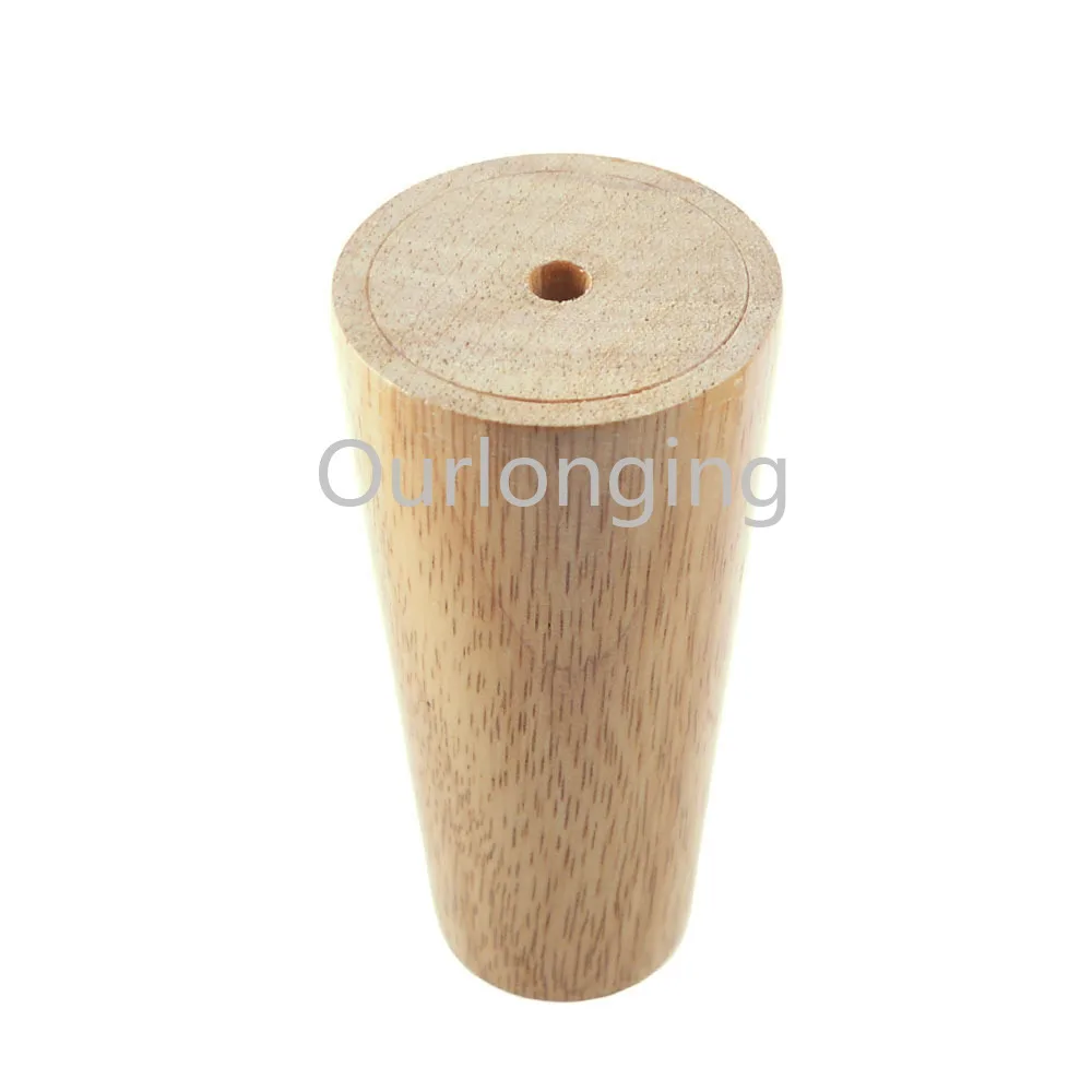 4 قطع البلوط الخشب 300x48x30 ملليمتر ارتفاع موثوق يميل الأثاث الساق مع لوحة من الحديد أريكة الجدول دولاب قدم مع حشيات