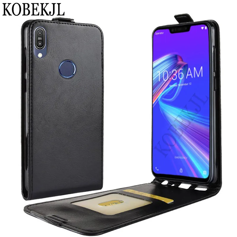 Asus ZB633KL Case Asus X01AD Case Flip Wallet PU Leather Back Cover