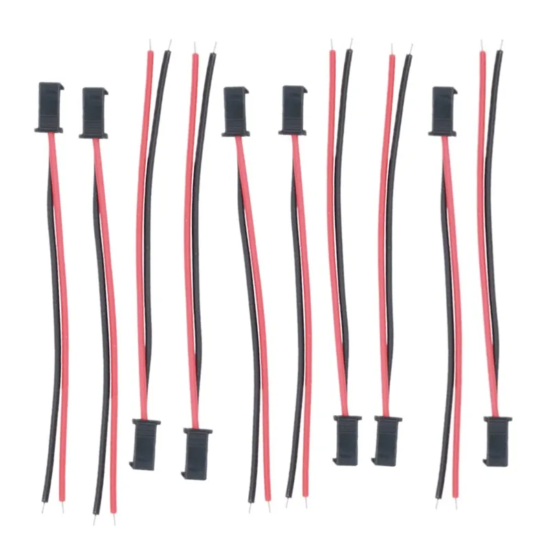 10pairs 2 pin jst Connector Male/female SM Wire cable pigtail for led strip light Lamp Driver CCTV 20%Off