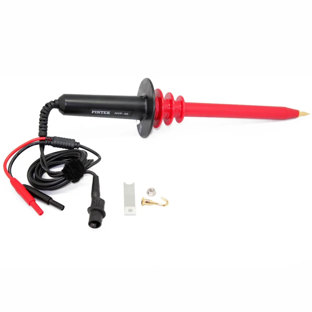 High Voltage probe 40KV DC 28KV AC 1000Mohm input 1000:1 4 compared HVP40