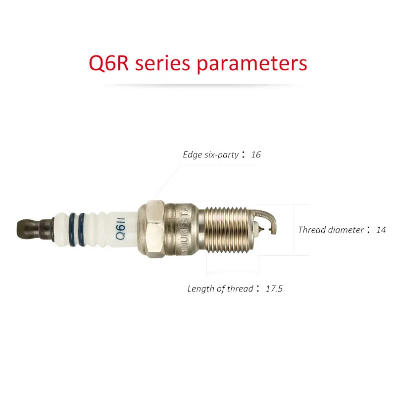 4 упаковки/6 пакетов Китай фонарь свечи зажигания YR6NI302S/LKR8GI-8/3648