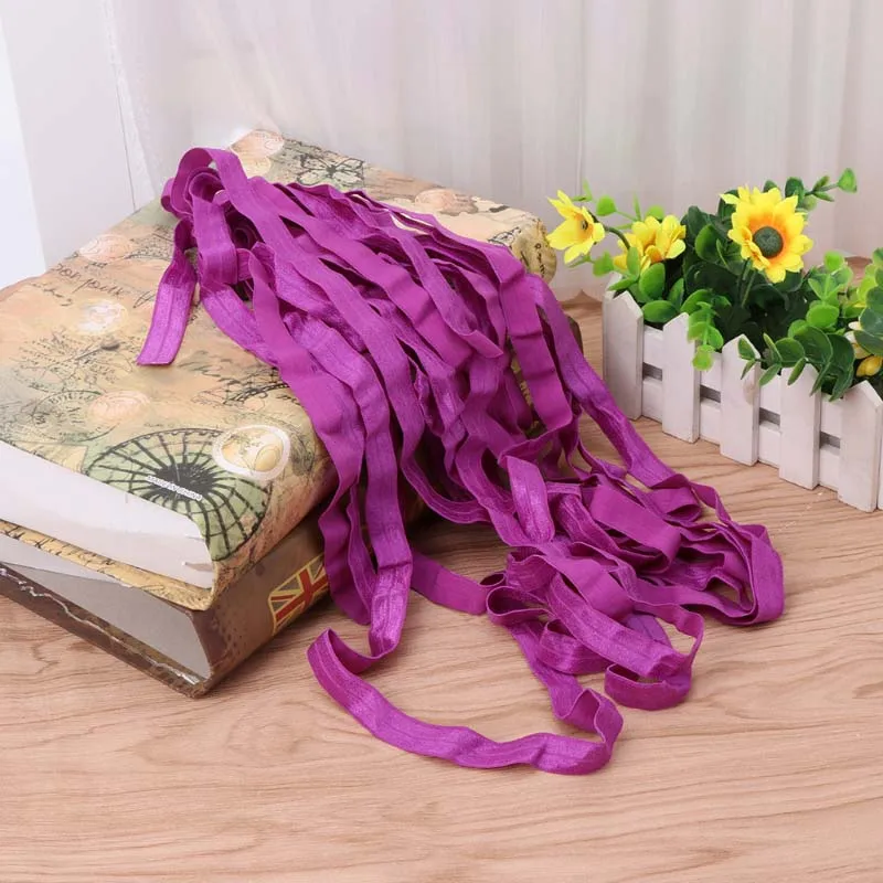 10 мм ширина цветная плоская швейная эластичная лента для нижнего белья, брюк, бюстгальтера, резиновой одежды, декоративный Регулируемый мягкий эластичный пояс - Цвет: Purple