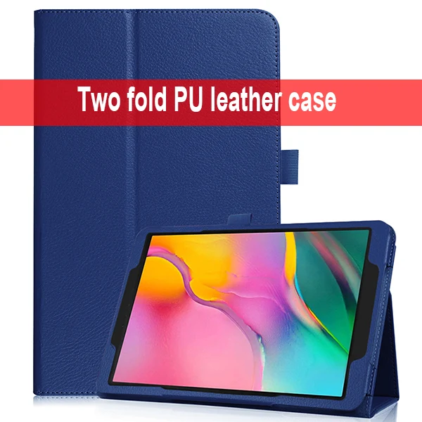 SM T515 LZ DBU Чехол для планшета для Samsung Galaxy Tab A 10,1 T515 T510 SM-T510 SM-T515 из искусственной кожи складной стиль Litchi Funda чехлы - Цвет: SM T515 LZ DBU