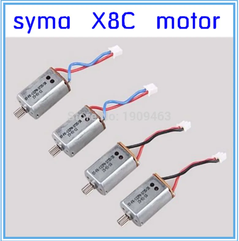 

4 pcs Syma X8 X8C X8CW Genuine original spare parts fuselage motor for Syma X8C-10-11 RC Quadcopter free shipping