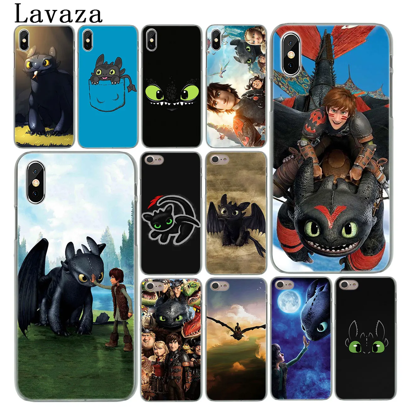 Милый жесткий чехол для телефона Lavaza с беззубиком поездом Дракона Для iPhone XR X XS 11